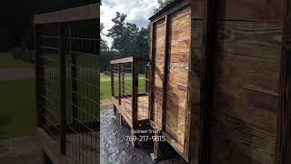 Custom made Dog kennels 5x8x4ft kennel home by Quitman Smith [upl. by Boeschen]