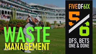 202 Waste Management Phoenix Open  DraftKings PGA DFS Bets One amp Done [upl. by Tine]