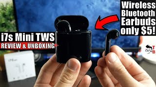 i7s Mini TWS REVIEW The Cheapest Wireless Bluetooth Earbuds [upl. by Oneil]