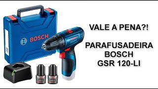 Parafusadeira Bosch GSR 120LI  Minha Opinião [upl. by Llahsram199]