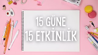 Sömestirde Yapacağınız 15 Etkinlik Fikri  15 Farklı Kendin Yap Etkinliği [upl. by Semmes426]