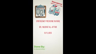 IV Fluids Management Part 1 By Dr Nusrat AlAttar [upl. by Niveek]