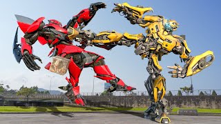 Transformers Rise of The Beasts  Bumblebee vs Dino Final Fight  Paramount Pictures HD [upl. by Engvall]