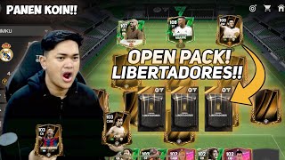 OPEN PACK LIBERTADORES TOP UP 2 JUTA DEMI ZICOGARRINCHA 103 PANEN KOIN CUYYY  EA FC MOBILE 25 [upl. by Fran]