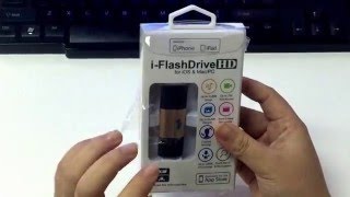 64GB PhotoFast iFlashDrive HD 8Pin USB 30 Flash Disque de GearBest [upl. by Gnemgnok]