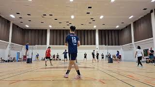 Ekamai vs MUIDS Varsity volleyball set 3 and friendly game [upl. by Yajnas]