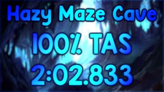 TAS Super Mario 63 Hazy Maze Cave quot100quot in 202833 [upl. by Anelej]