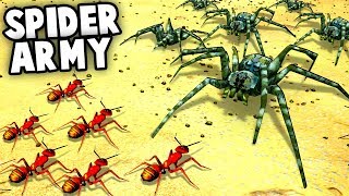 Oh My Huge SPIDER ARMY vs Empire of Ants Empires of the Undergrowth Gameplay [upl. by Gelya675]