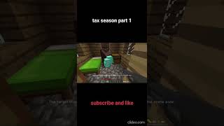 tax season for the Villigers minecraft [upl. by Enelhtak]