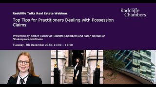 Top Tips for Practitioners Dealing with Possession Claims [upl. by Mireielle]