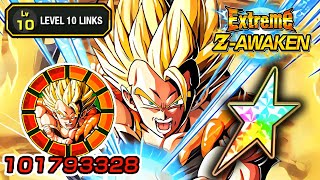 100 EZA TEQ LR SUPER GOGETA LEVEL 10 LINKS SHOWCASE Dragon Ball Z Dokkan Battle [upl. by Mackoff492]