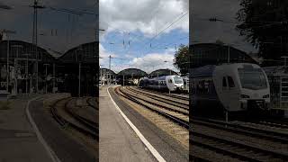 Arriva Drielandentrein vertrekt van station Aachen Hbf 🇩🇪 [upl. by Anaib3]