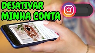 Como Desativar o Instagram Temporariamente [upl. by Ardekal]