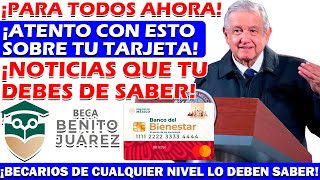 💳😰¡PARA TODOS LOS BECARIOS EN ESTE DÍA DEBEN DE SABER ESTO SOBRE SU BECA BENITO JUAREZ💳😰 [upl. by Emmalee445]