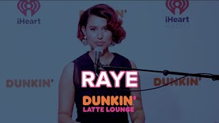 Raye Performs Live At The Dunkin Latte Lounge [upl. by Nawtna785]