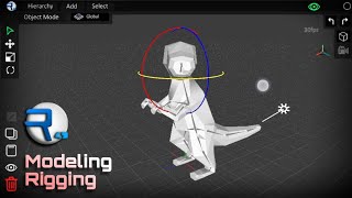 Dinosaur Modeling and Rigging in Reconn 4d  Timelapse [upl. by Procto]