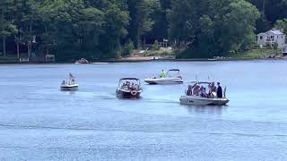 2022 Chebacco Lake July 4th Boat Parade [upl. by Market]