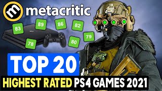 Top 20 HIGHEST Rated PS4 Games of 2021 SO FAR  The BEST Games According to METACRITIC [upl. by Florio]