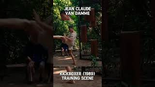 Jean Claude Van Damme Kickboxer Training 🔥👌 [upl. by Eelak]