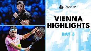 Berrettini vs Tiafoe THRILLER Dimitrov Zverev Paul in Action  2024 Vienna Day 3 Highlights [upl. by Jann]