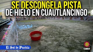 De pista de hielo a alberca se descongela atractivo navideño de Cuautlancingo [upl. by Aseret94]