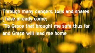 Amazing Grace Instrumental With Lyrics [upl. by Hofstetter]