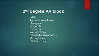 Second Degree Atrioventricular block [upl. by Whyte]