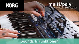 KORG multipoly  Sounds amp Funktionen [upl. by Frederiksen467]