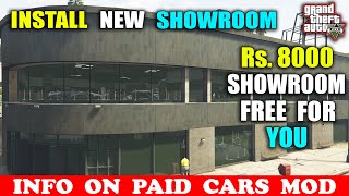 Install New ShowroomDealership MOD In GTA 5  GTA 5 Story Creator has not used this showroom yet [upl. by Euqinot]