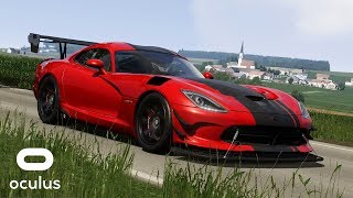 Dodge Viper ACR  Virtual TEST DRIVE  Assetto Corsa VR Gameplay Oculus Rift [upl. by Athalla]