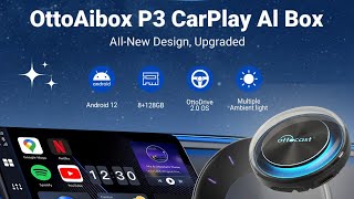 Ottocast Ai Box P3 New Wireless Carplay Adapter  Ottocast P3 Carplay AI Box Review [upl. by Niple402]