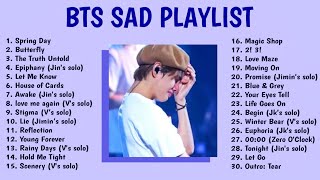 BTS Sad Playlist 2023 ChillStudyRelax [upl. by Barfuss374]