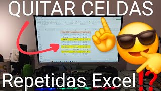 👩👩❌ Como QUITAR DATOS DUPLICADOS en EXCEL FÁCIL y RÁPIDO [upl. by Astor172]