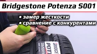 Bridgestone Potenza S001  замер жесткости [upl. by Asyal]