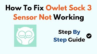 How To Fix Owlet Sock 3 Sensor Not Working [upl. by Lemar539]