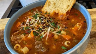 💥Olive Garden Copycat Pasta Fagioli Soup [upl. by Florentia100]