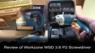 Workzone WSD 36 P2 Power Screwdriver Review [upl. by Thorlay]