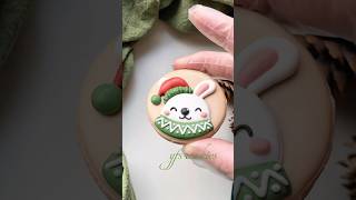 🎄Simple Christmas cookie decorating for beginners cookiedecorating christmas royalicing [upl. by Losyram271]