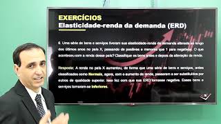 Exercícios sobre Elasticidaderenda da demanda ERD [upl. by Nomihs]