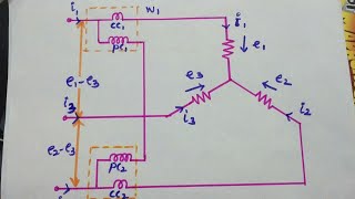 Power measurement in three phase circuits  Two Wattmeter Method [upl. by Eirased]