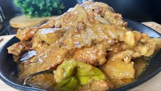 Une autre manière de faire une bonne sauce à la PÂTE D’ARACHIDE au poulet Dur et aubergine africaine [upl. by Darnell466]