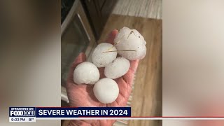 Its been an active year for damaging hail in Illinois  could climate change be a factor [upl. by Brunn613]