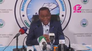 MAURICE KAMTO DÉNONCE LES MANŒUVRES DELECAM DANS CETTE CONFÉRENCE DE PRESSE A YAOUNDÉ [upl. by Sampson]