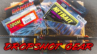 BUYERS GUIDE DROPSHOT FISHING  BAITS TACKLE RODS [upl. by Melgar]