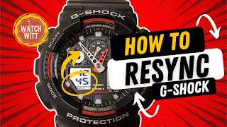 How To Reset Your GShock  Analog Hands Don’t Match Digital Display [upl. by Artened]