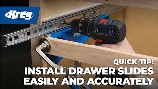 Quick Tip How To Install Drawer Slides Easily and Accurately [upl. by Aceber507]