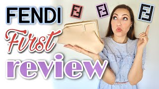 Indepth Fendi First Clutch REVIEW  Is this a practical bag What fits amp Mod Shots [upl. by Ahsilla]