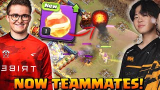 Jojo23 JOINS GAKU TEAM amp USES FIREBALL WITH BAT SPELLS Clash of Clans [upl. by Ranzini]