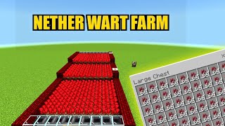 Nether Wart Farm  Minecraft 121 [upl. by Somerset477]