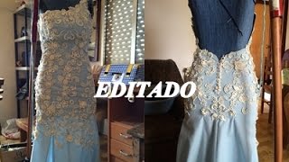 CROCHET IRLANDES Vestido de novia Colocacion de Motivos quotEDITADOquot [upl. by Nylrehs213]